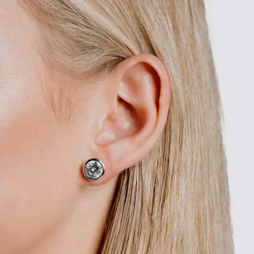 Boucles d oreilles design - athéna en argent 925