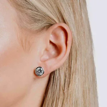 Boucles d oreilles design - athéna en argent 925
