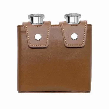 Flasque de poche homme L'Intemporel en acier inoxydable poli miroir