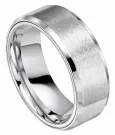 Bague alliance atlas en acier inoxydable bijou tendance et unisexe