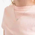 Collier hirondelle en argent massif 925 bijou femme