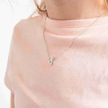 Collier Hirondelle  Envol Poétique  - Argent Massif 925 Femme
