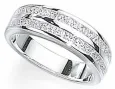 Bague entrelacs sculptural en argent massif 925