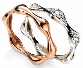 Bague Originale plaqué or en argent 925/1000