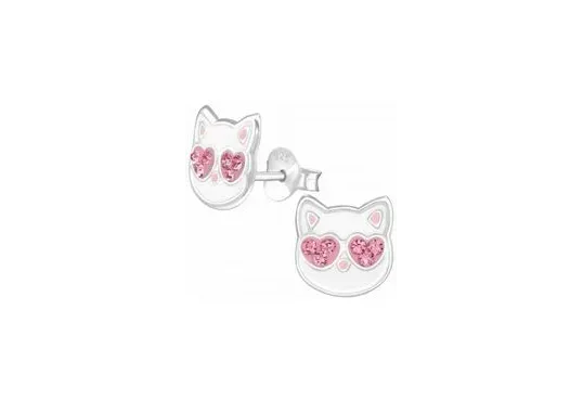 Boucles d'oreilles en acier ou en argent pour enfant